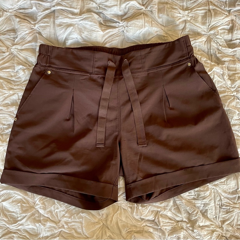 Women's MPG quick dry drawstring pleated Shorts